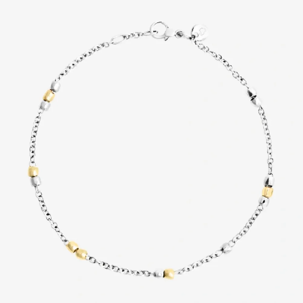 DoDo - Bracciale Rosario Argento e Oro Giallo